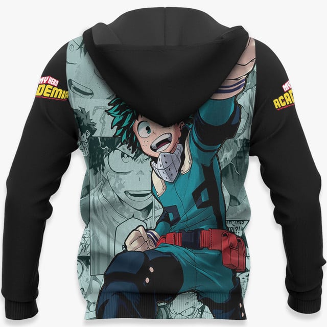 Izuku Midoriya Premium Outerwear Mixed Manga Style
