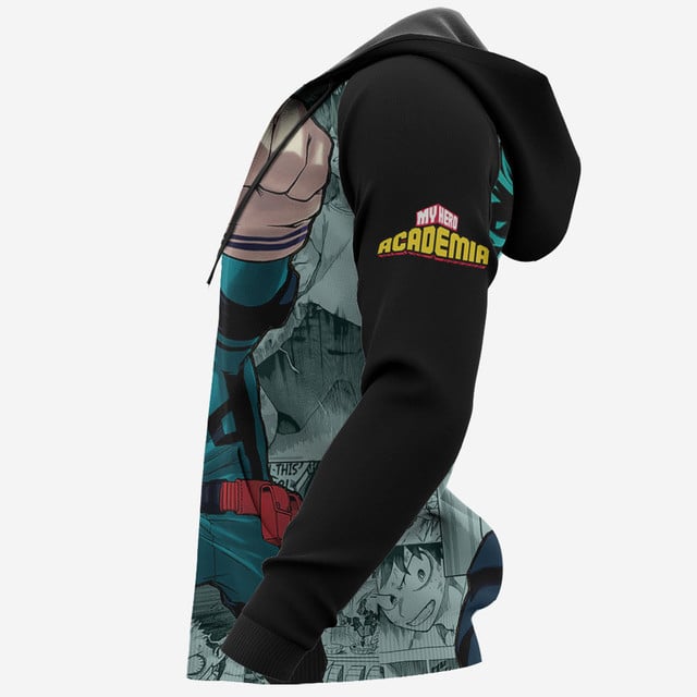 Izuku Midoriya Premium Outerwear Mixed Manga Style