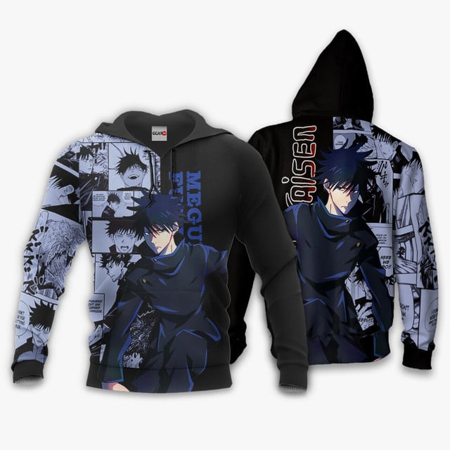 Megumi Fushiguro Premium Outerwear Manga Style Shirt