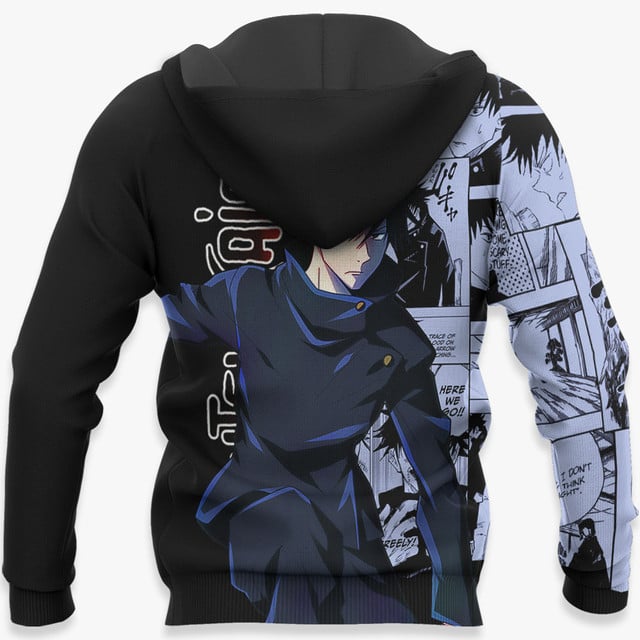 Megumi Fushiguro Premium Outerwear Manga Style Shirt