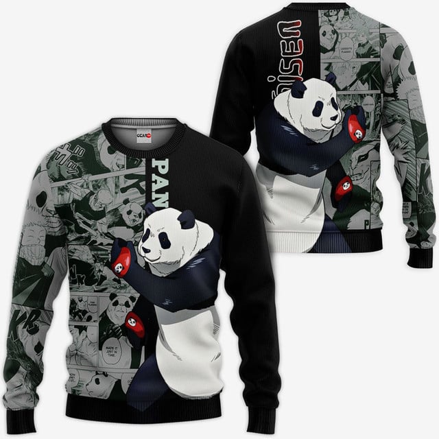 Panda Premium Outerwear Manga Style