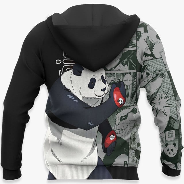 Panda Premium Outerwear Manga Style