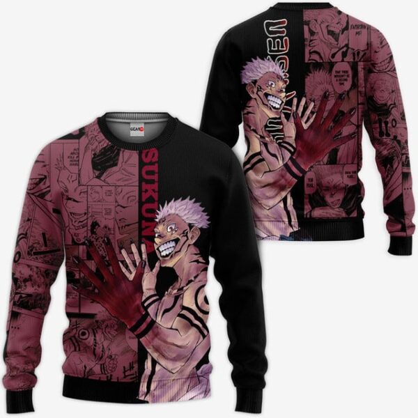 Ryoumen Sukuna Premium Outerwear Jujutsu Kaisen Manga Style