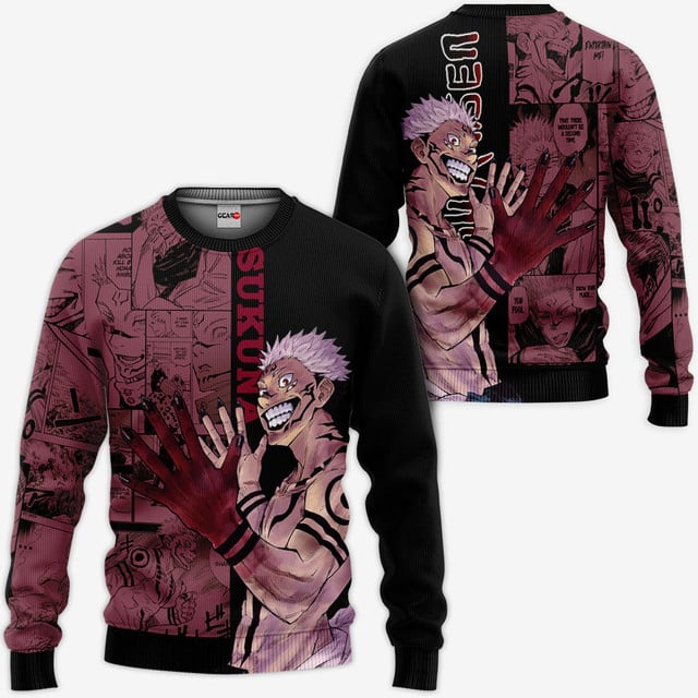 Ryoumen Sukuna Premium Outerwear Jujutsu Kaisen Manga Style