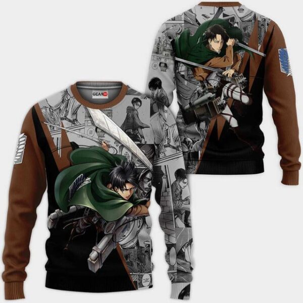 Levi Ackerman Premium Outerwear Manga Style