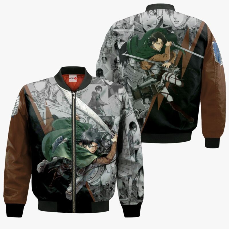 Levi Ackerman Premium Outerwear Manga Style