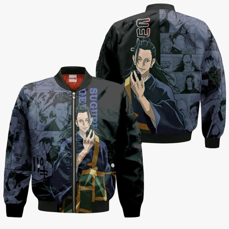 Suguru Geto Premium Outerwear Manga Style