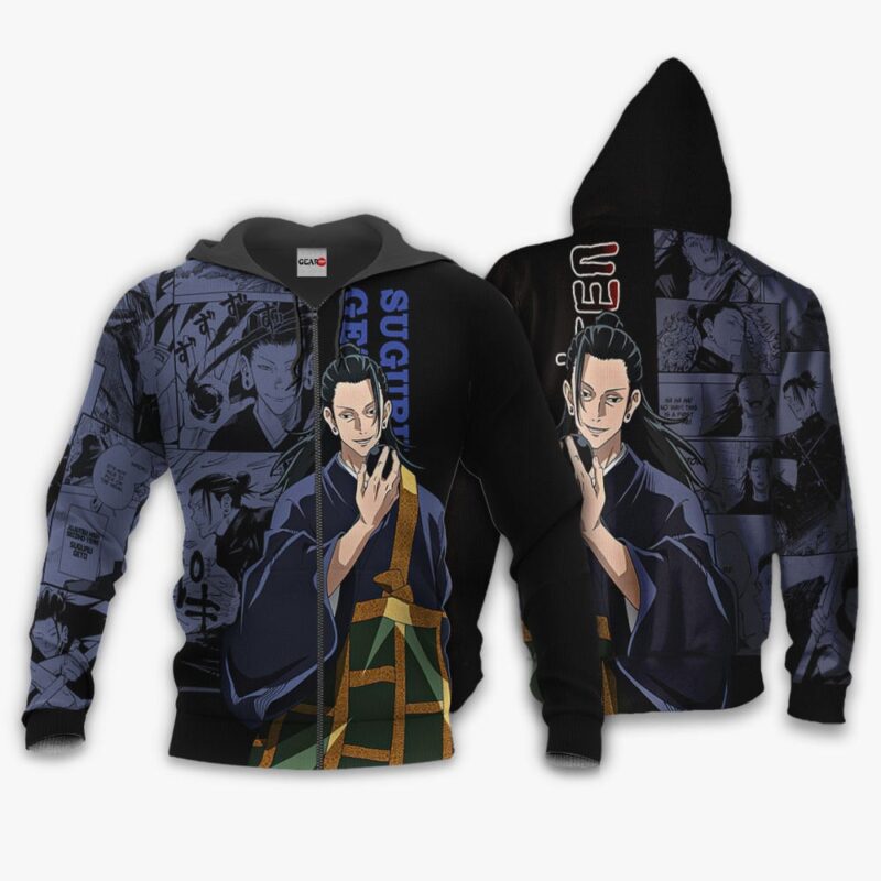 Suguru Geto Premium Outerwear Manga Style