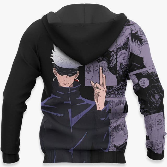 Satoru Gojo Premium Outerwear Jujutsu Kaisen Manga Style