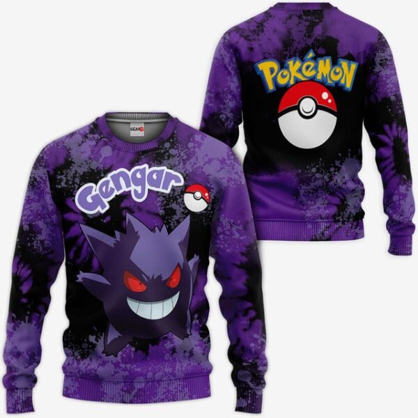 Gengar Premium Outerwear Tie Dye Style