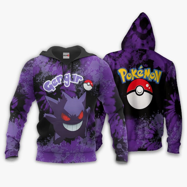 Gengar Premium Outerwear Tie Dye Style