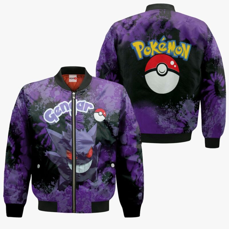 Gengar Premium Outerwear Tie Dye Style