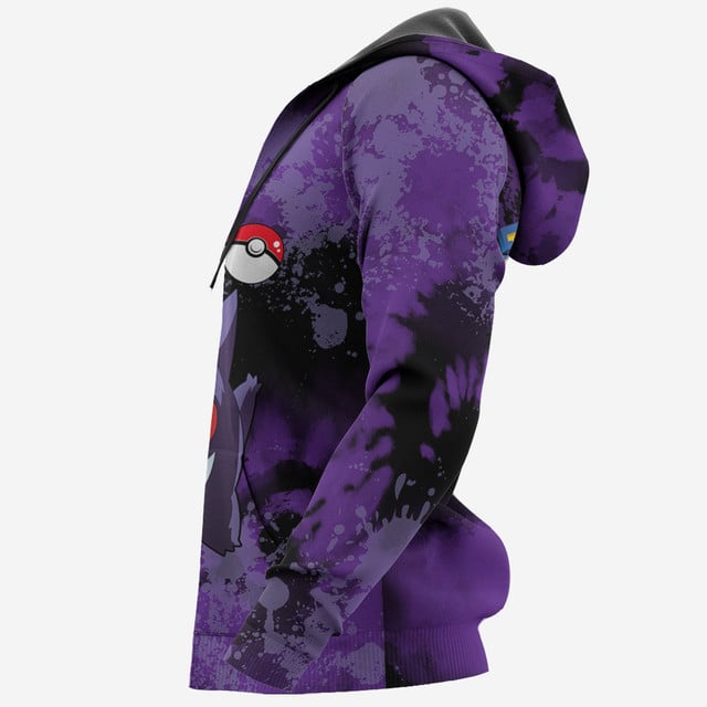Gengar Premium Outerwear Tie Dye Style