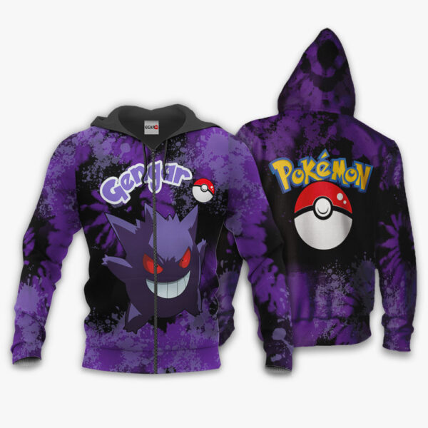 Gengar Premium Outerwear Tie Dye Style