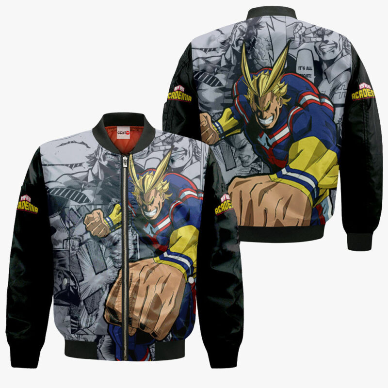 All Might Premium Outerwear Manga Style