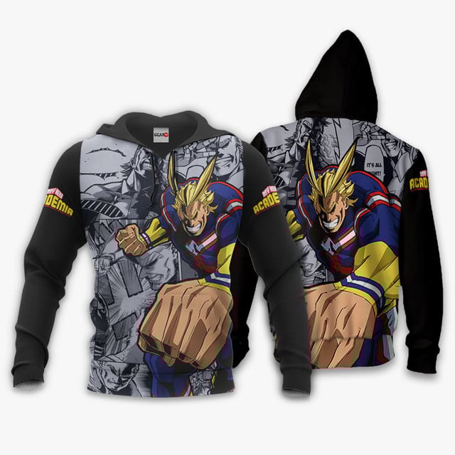 All Might Premium Outerwear Manga Style