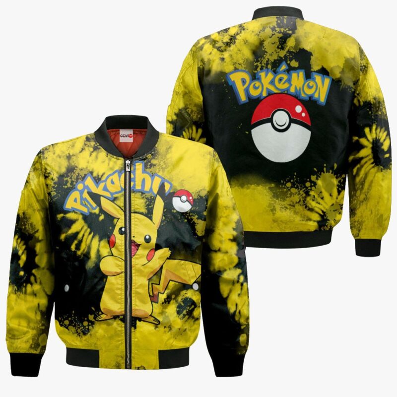 Pikachu Premium Outerwear Tie Dye Anime