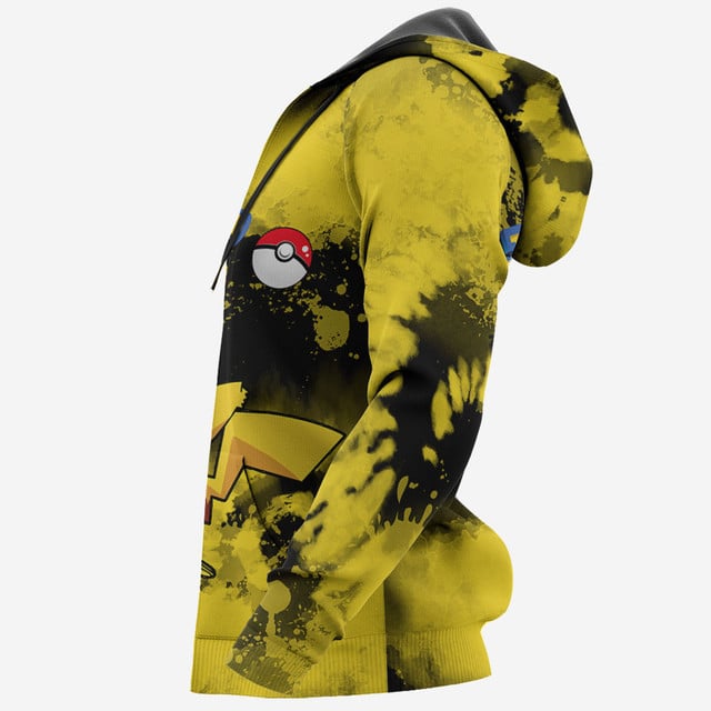 Pikachu Premium Outerwear Tie Dye Anime