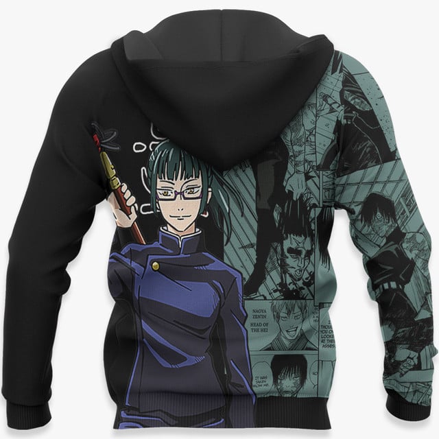 Maki Zenin Premium Outerwear Manga Style