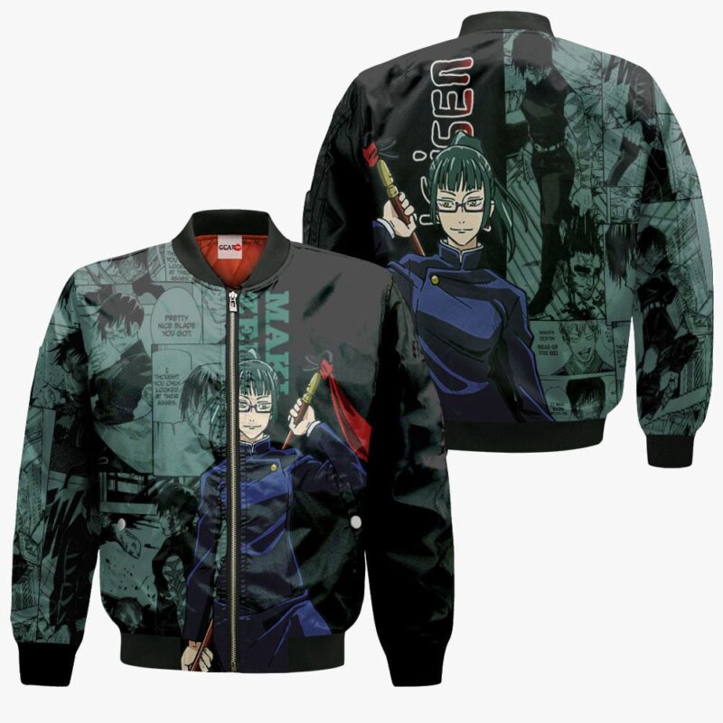 Maki Zenin Premium Outerwear Manga Style