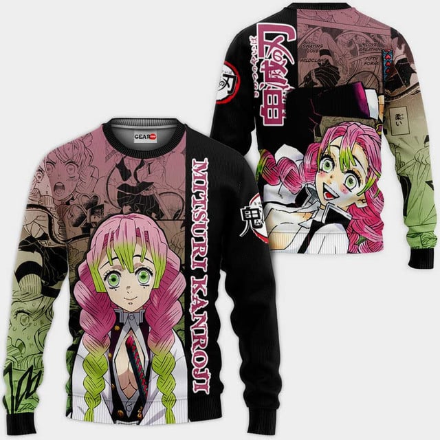 Mitsuri Kanroji Premium Outerwear Manga Style Perfect Gift Idea