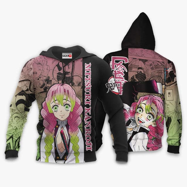 Mitsuri Kanroji Premium Outerwear Manga Style Perfect Gift Idea