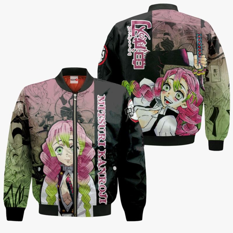 Mitsuri Kanroji Premium Outerwear Manga Style Perfect Gift Idea