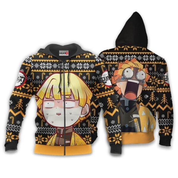 Zenitsu Premium Outerwear Ugly Christmas For Fan