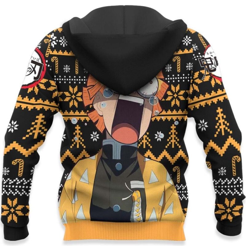 Zenitsu Premium Outerwear Ugly Christmas For Fan