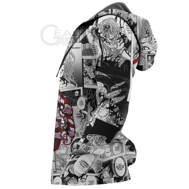 Kimetsu Mix Manga Premium Outerwear Muzan Kibutsuji Jacket