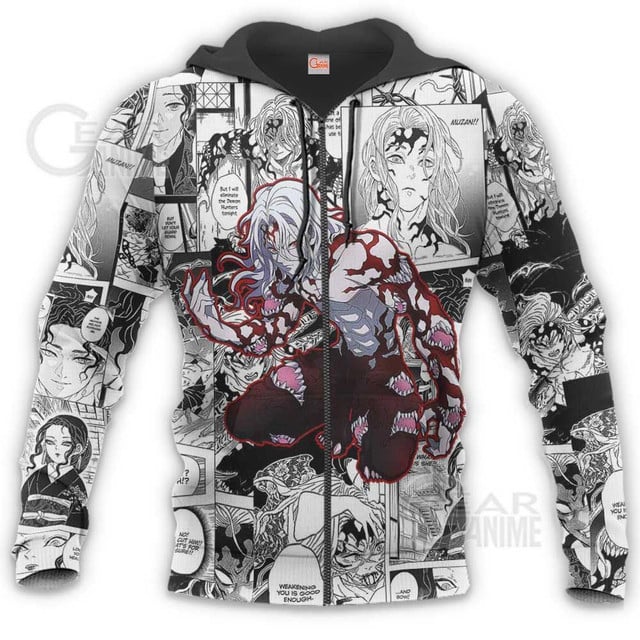 Kimetsu Mix Manga Premium Outerwear Muzan Kibutsuji Jacket