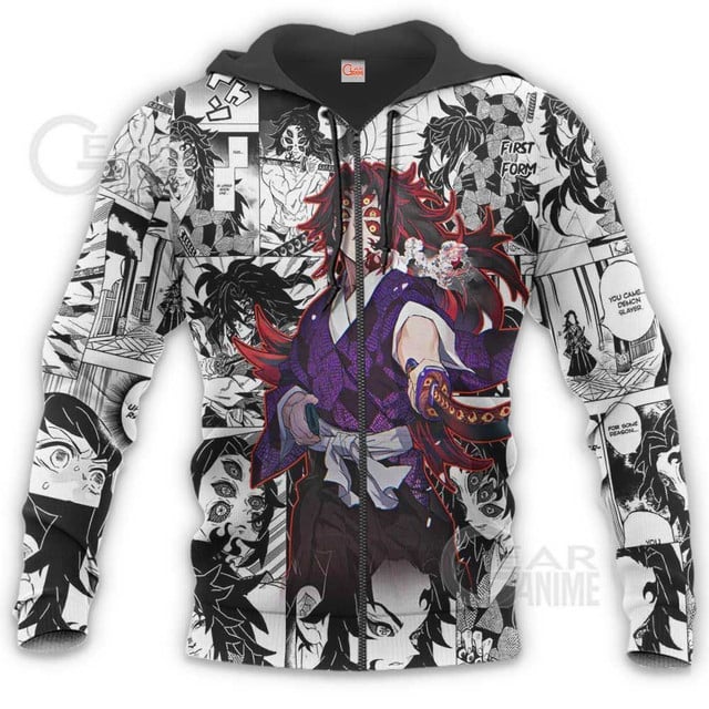 Demon Kokushibo Premium Outerwear Mix No Yaiba Manga