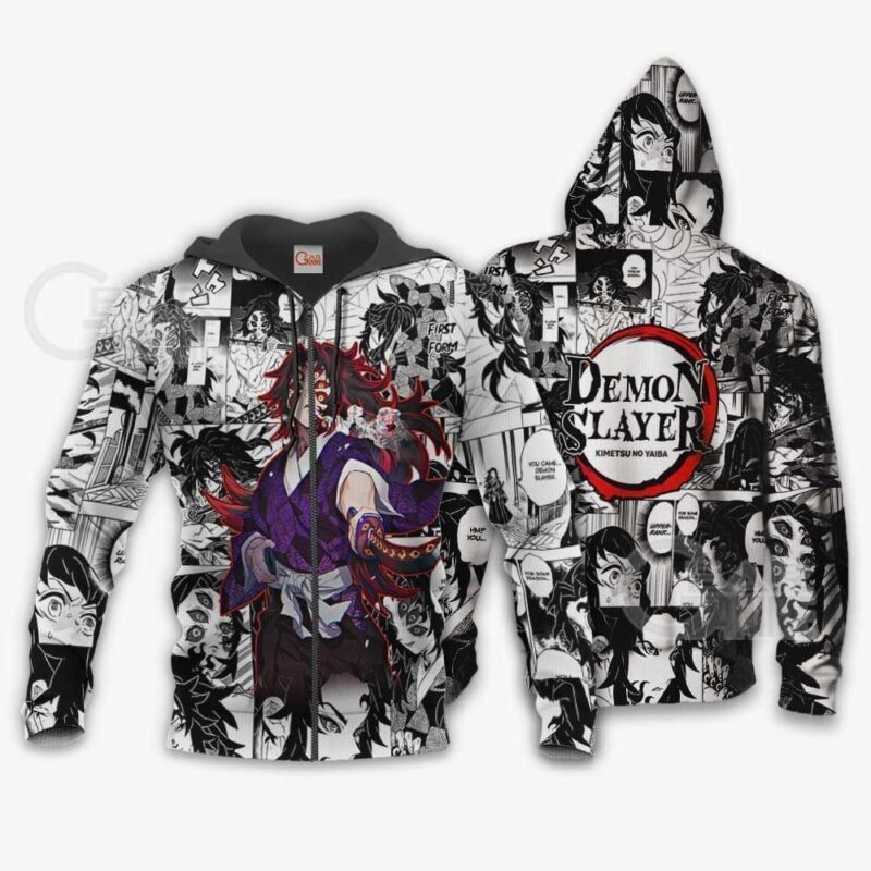 Demon Kokushibo Premium Outerwear Mix No Yaiba Manga