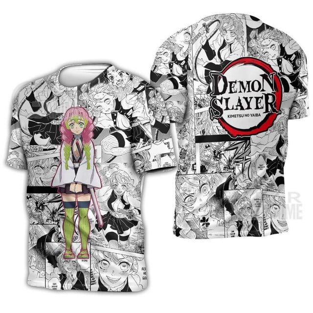 Mitsuri Kanroji Shirt Mix Manga Premium Outerwear