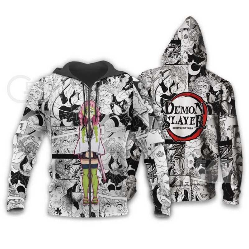 Mitsuri Kanroji Shirt Mix Manga Premium Outerwear