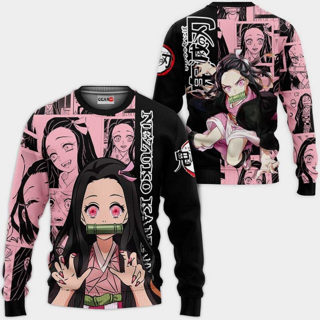 Nezuko Kamado Premium Outerwear Manga Style