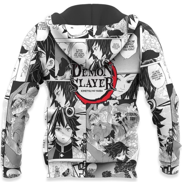 Giyu Tomioka Premium Outerwear Demon Slayer Manga Style