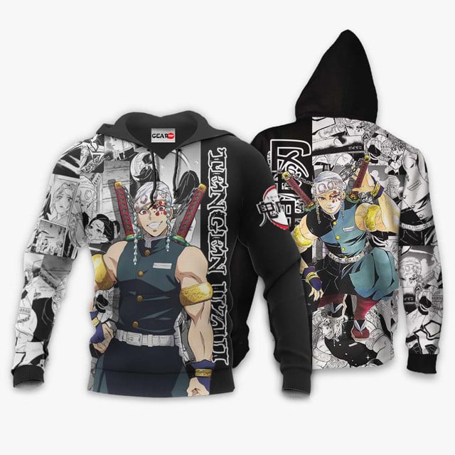 Tengen Uzui Premium Outerwear Manga Style