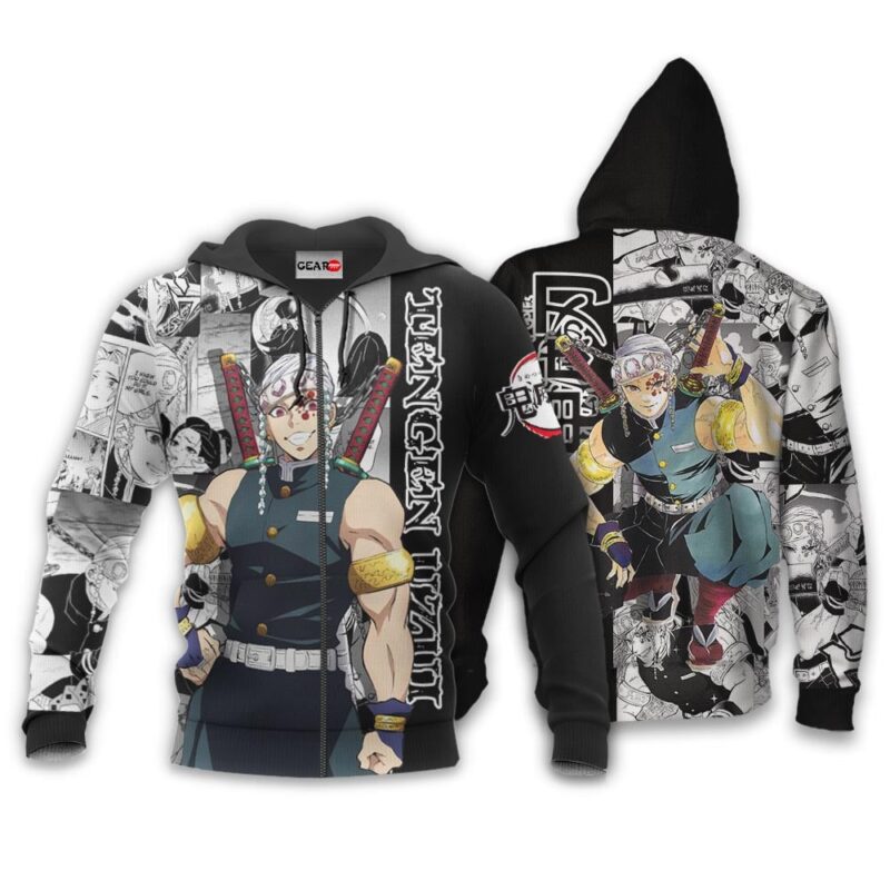 Tengen Uzui Premium Outerwear Manga Style