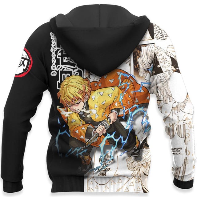 Zenitsu Agatsuma Premium Outerwear Manga Style