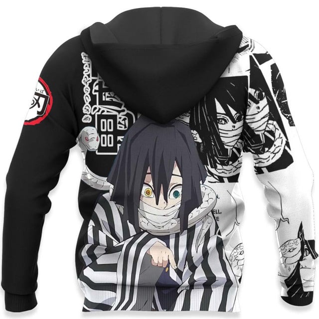 Obanai Iguro Premium Outerwear Manga Style Shirt