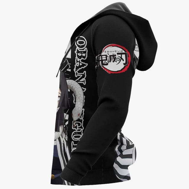 Obanai Iguro Premium Outerwear Manga Style Shirt