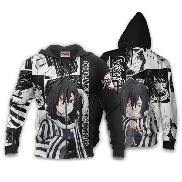 Obanai Iguro Premium Outerwear Manga Style Shirt