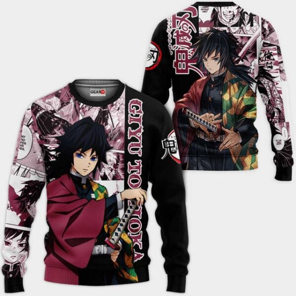 Giyu Tomioka Premium Outerwear Manga Style