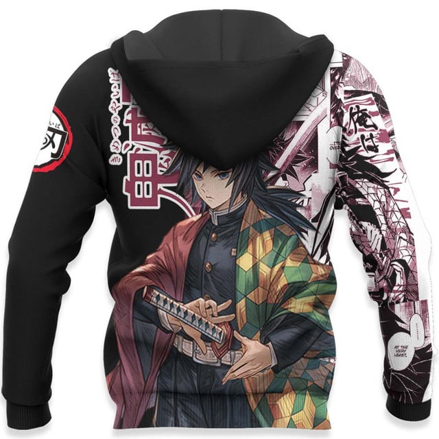 Giyu Tomioka Premium Outerwear Manga Style