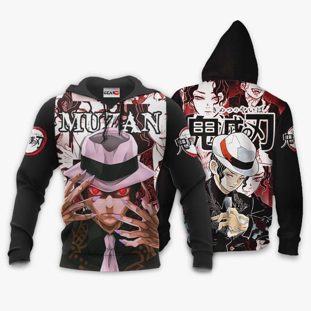 Muzan Kibutsuji Premium Outerwear Manga Style