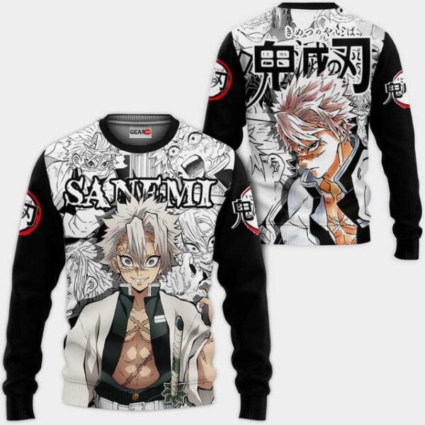Sanemi Shinazugawa Premium Outerwear Manga Style