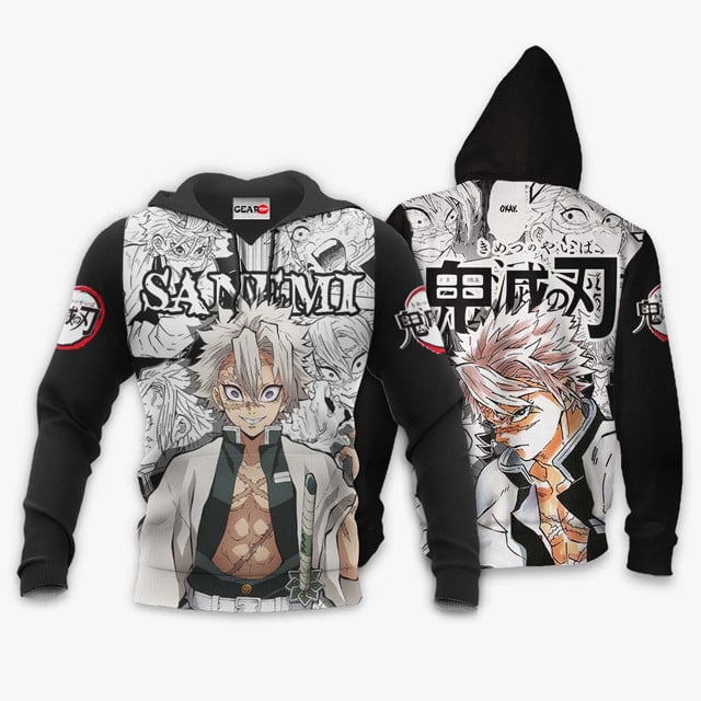 Sanemi Shinazugawa Premium Outerwear Manga Style