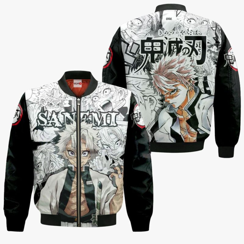 Sanemi Shinazugawa Premium Outerwear Manga Style