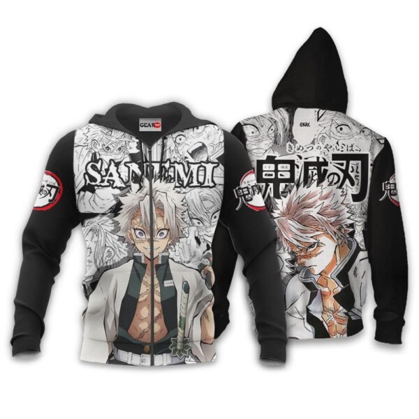 Sanemi Shinazugawa Premium Outerwear Manga Style